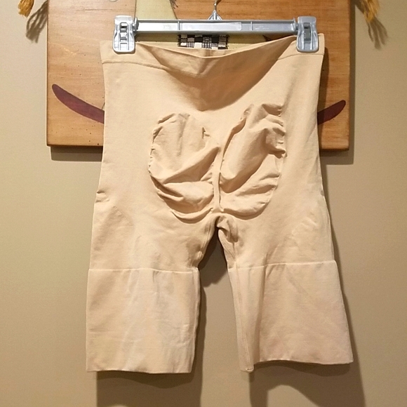 NWT  1X High Waisted Thigh Shaper,  Nude,  Slim Me By MeMoi MSM-107 - Picture 2 of 8